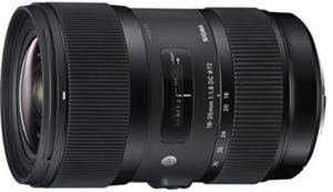 Sigma 18-35mm, 1.8, Art Lens